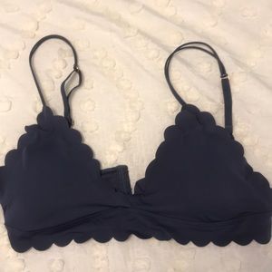 Scalloped Anthropologie bralette